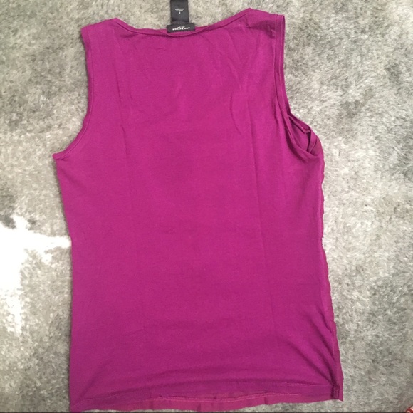 [Ann Taylor] Purple Ruffle Tank - Picture 4 of 4